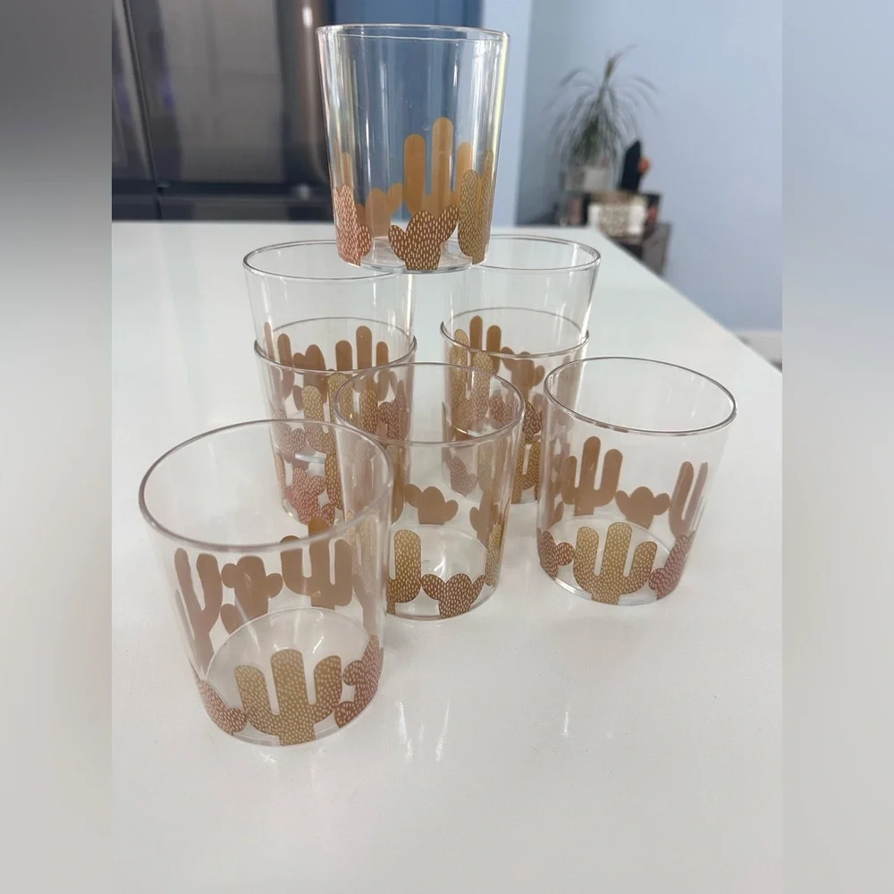 Cactus Pattern Cup Set - Picture 4 of 4